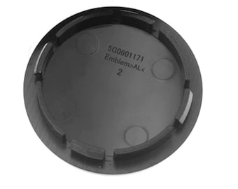 4 x 65 mm / 56 mm Para llantas VW + tapacubos de centro de rueda con emblemas clásicos cromados de METAL
