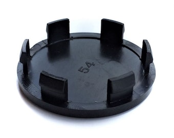 4 x 54 mm / 49 mm Para llantas VW + tapacubos de centro de rueda con emblemas clásicos cromados de METAL