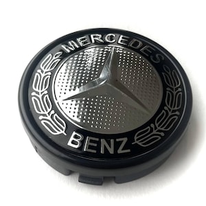 4 enjoliveurs de centre de roue de 64 mm / 61 mm pour jantes mercedes 2,52 pouces