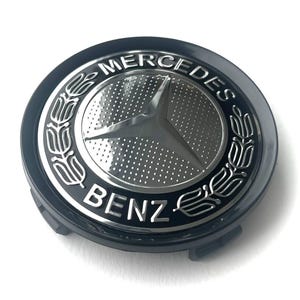 4 enjoliveurs de centre de roue de 74 mm / 70 mm pour jantes mercedes 2,91 pouces