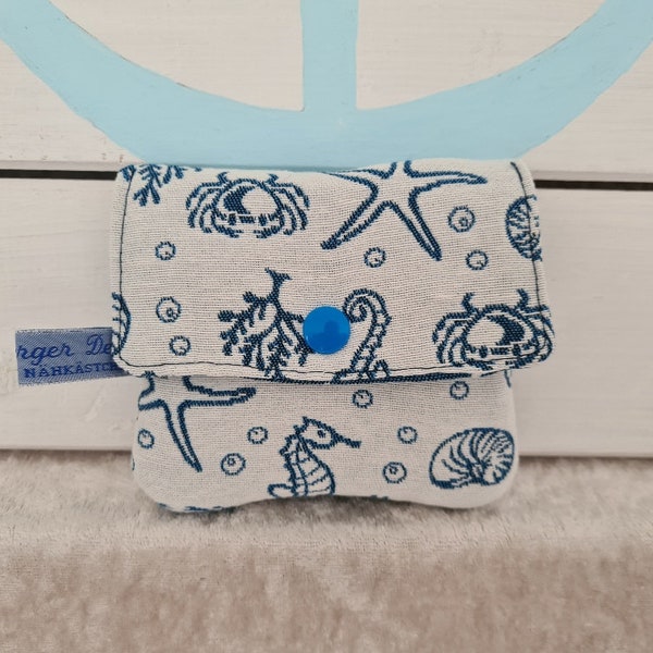 Geldbörse „Little“ Seepferdchen blau hell