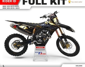 RMZ 250/450 MX Graphics Kit: Chrome/holographic Decals - Etsy