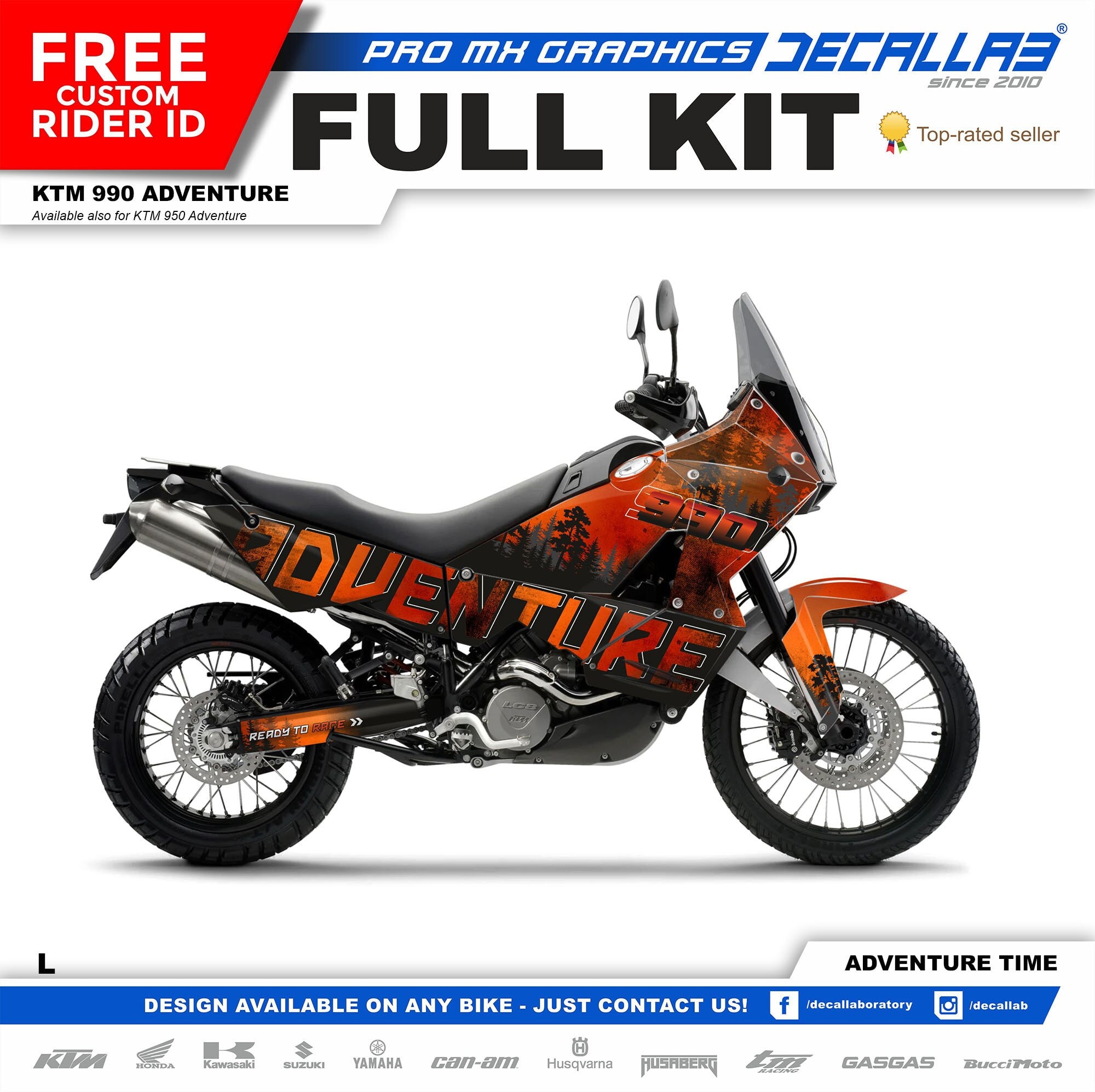 950 Ktm Graphics Kit