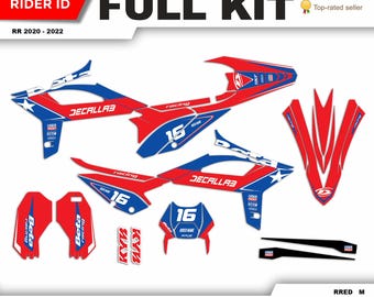 Beta RR MX Graphics Kit 2020-2022: Chrome / Holographic Decals