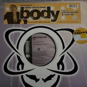 Funky Green Dogs Body 12&quot; Vinyl Used, Vinyl Record Used Very Good Twisted Records #Vinyl #housemusic