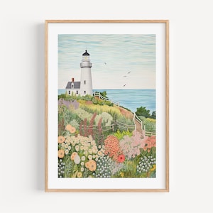 Nantucket Travel Decor Wall Art Gicleeprint Home Wall Decor Huwelijkscadeau Verjaardag print Massachusetts Art Decor