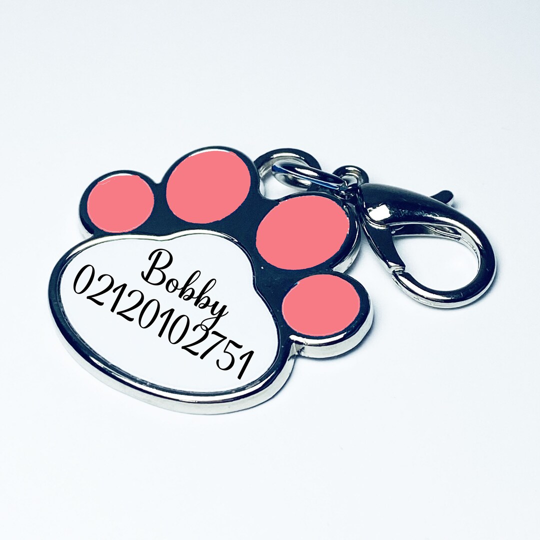 dog-tag-name-tag-paw-shape-tag-available-in-pink-blue-or-etsy