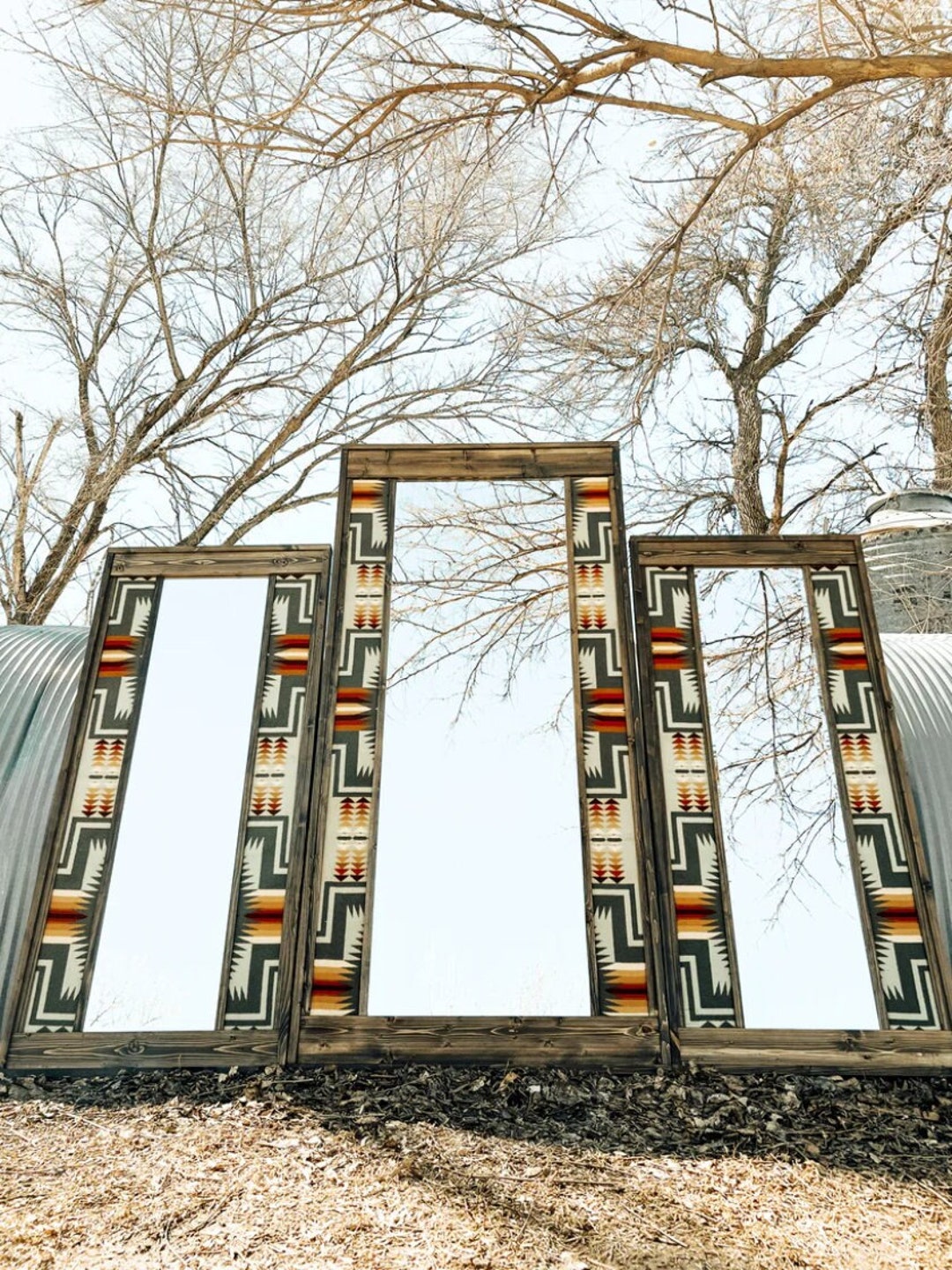 Pendleton Harding Thyme I Original Bunkhouse Mirror // Western