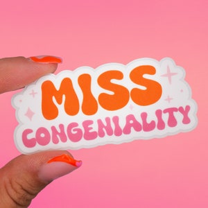 Sticker "Miss congeniality" | Drag Queen, Drag Race, LGBTQ+ Allié
