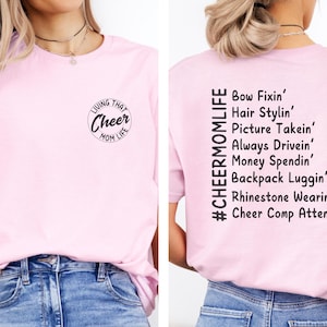 Cheer Mom Life PNG, Cheer Mom Life sublimatie ontwerp, digitale download, Cheer Mom shirt Design, Cheer Mom Life SVG