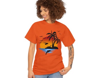 Sunset Beach Tee/ Vacation Shirt/ Sunsets/ Beach Wear/ Casual T-Shirts/ Travel Wear/ Easy to Wear