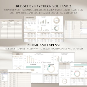 PLR Small Business Bundle Budget Spreadsheet Template Digital Products Done for You Etsy Business Resell Finance Tracker Bookkeeping Tracker bild 4