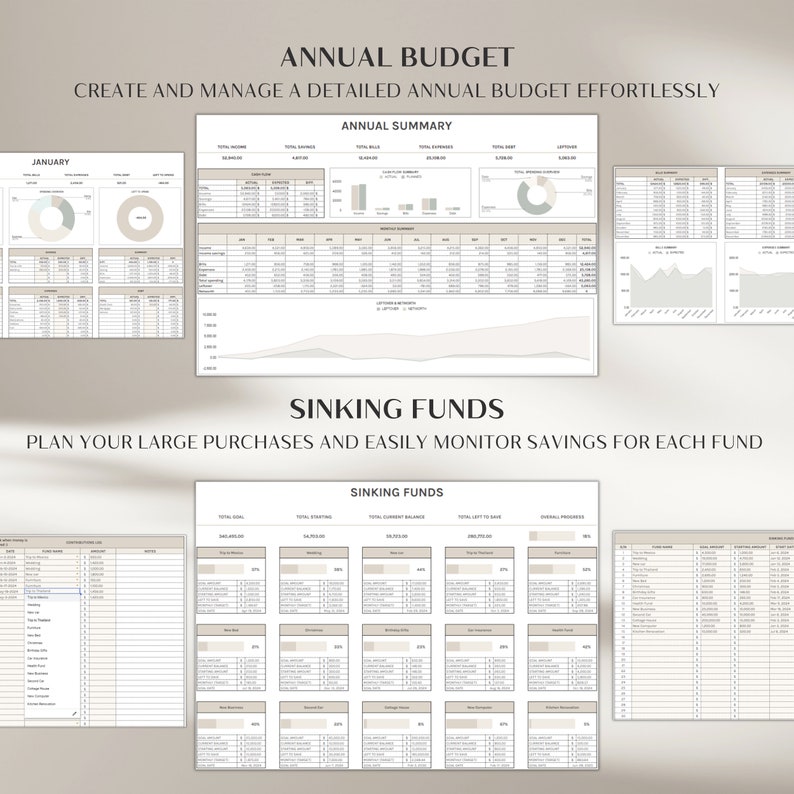 PLR Small Business Bundle Budget Spreadsheet Template Digital Products Done for You Etsy Business Resell Finance Tracker Bookkeeping Tracker bild 5