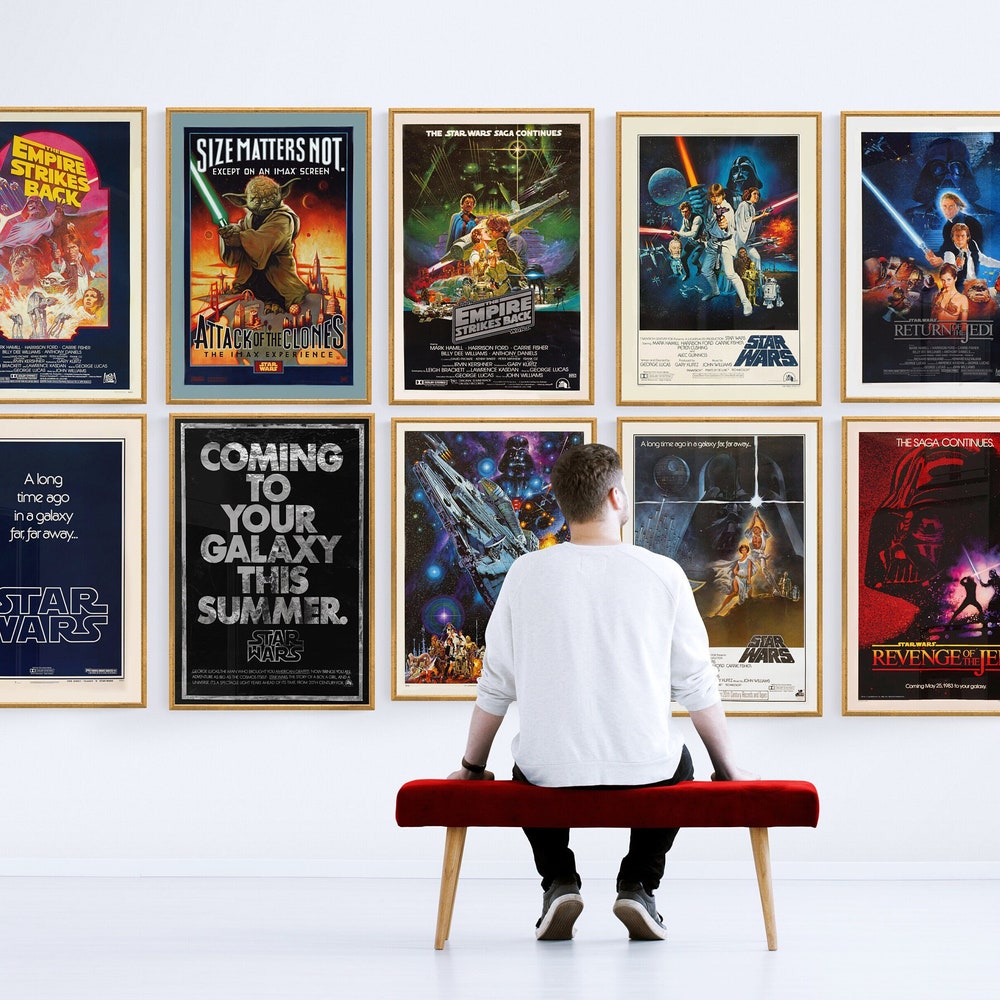 Star Wars Movie Posters Collection Of 10 Rare, High Res. Vintage Printable Posters, Downloadable Posters, Posters Pack, Instant Download Bespoketshirt
