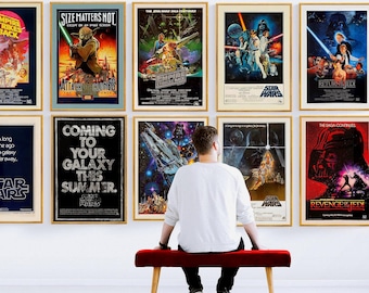 Coleção de Pôsteres de Star Wars: Impressões Raras em Alta Resolução (Download Digital)