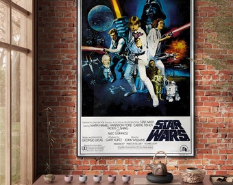 スター・ウォーズ 新たなる希望 1977 ポスター：トム・チャントレル作