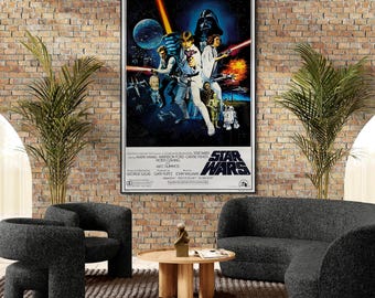 スター・ウォーズ 新たなる希望 1977 ポスター：トム・チャントレル作