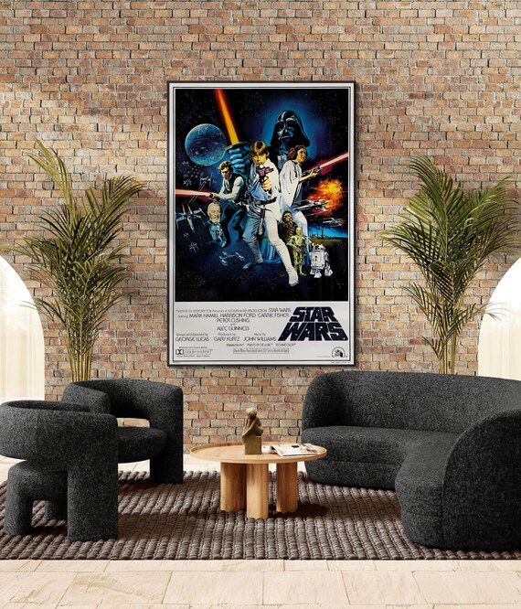 スター・ウォーズ 新たなる希望 1977 ポスター：トム・チャントレル作