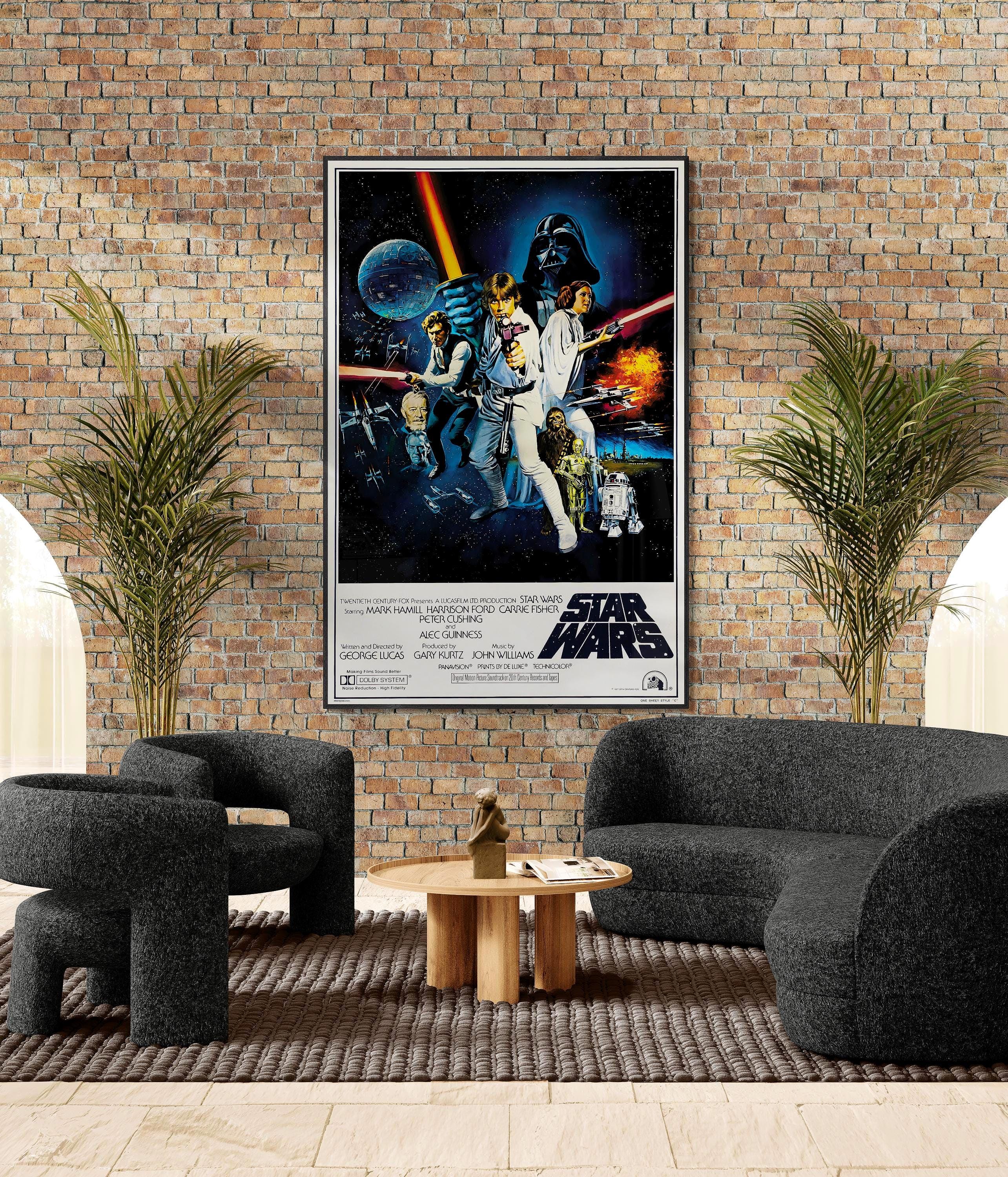 スター・ウォーズ 新たなる希望 1977 ポスター：トム・チャントレル作