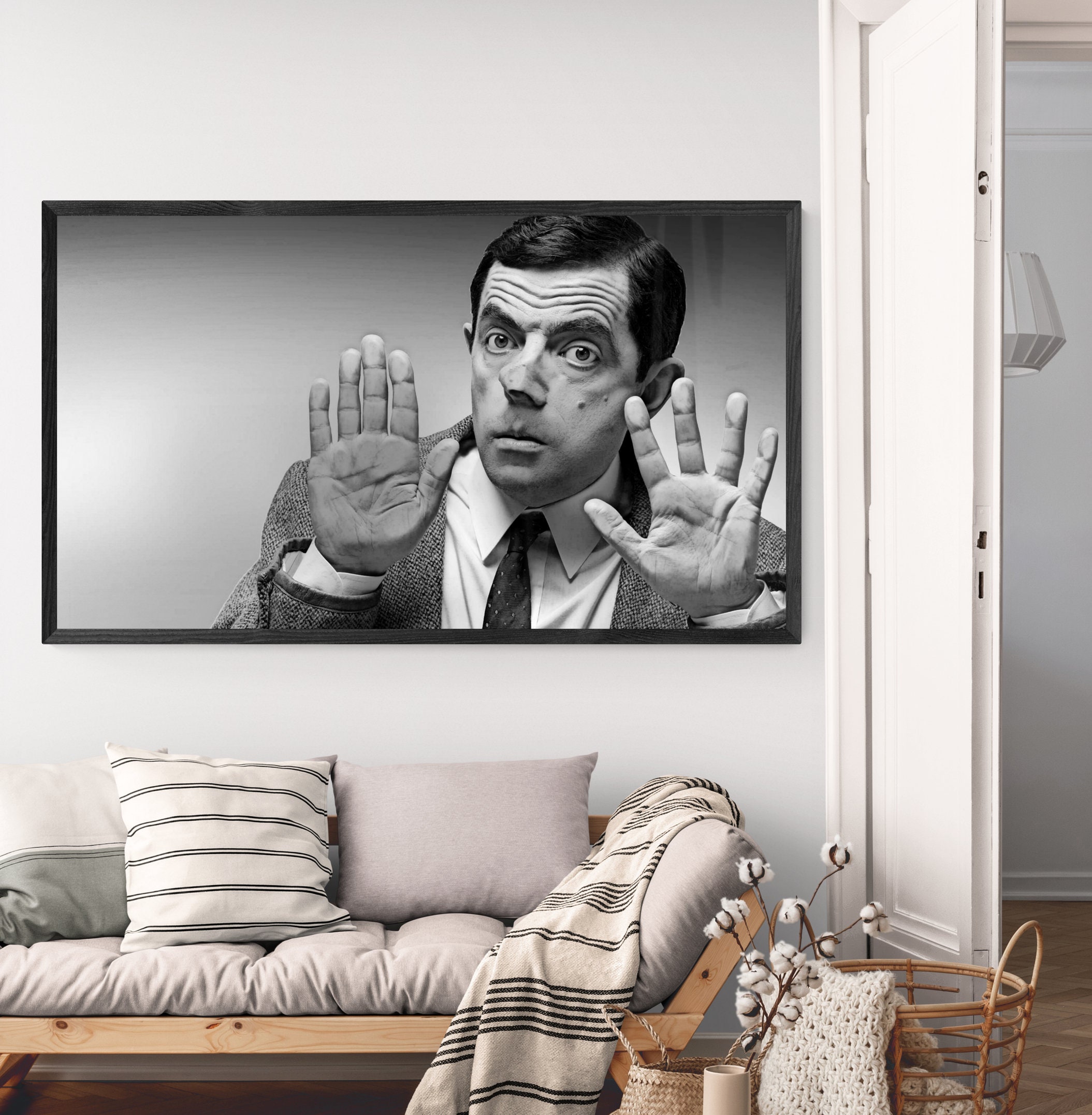 Mr Bean Art - Etsy