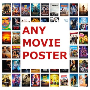 Qualquer pôster de filme, seu pôster de filme, seu pôster de filme exclusivo, pôsteres para impressão, pôster de qualquer filme ou série de TV, filme vintage, pôsteres de jogos