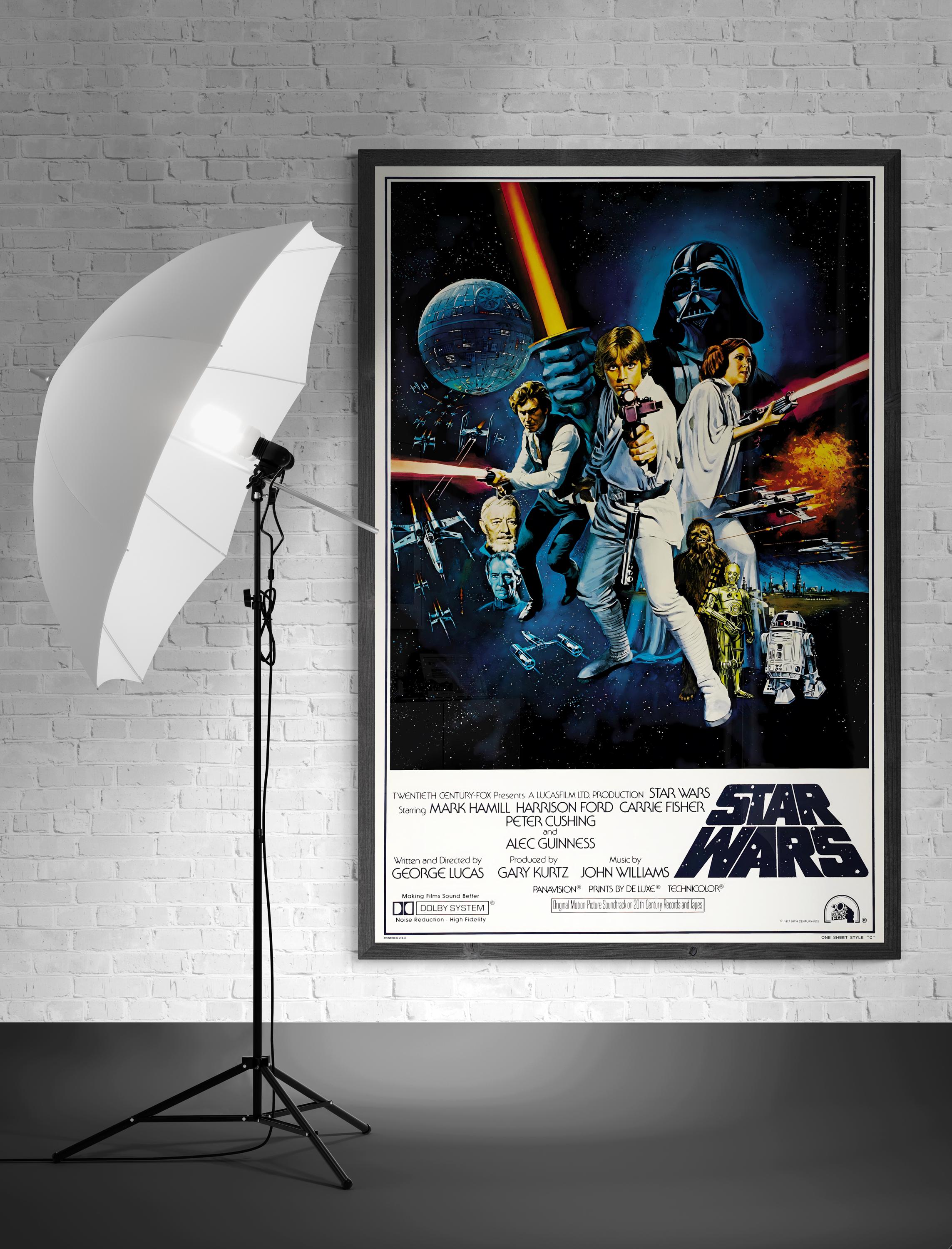 スター・ウォーズ 新たなる希望 1977 ポスター：トム・チャントレル作