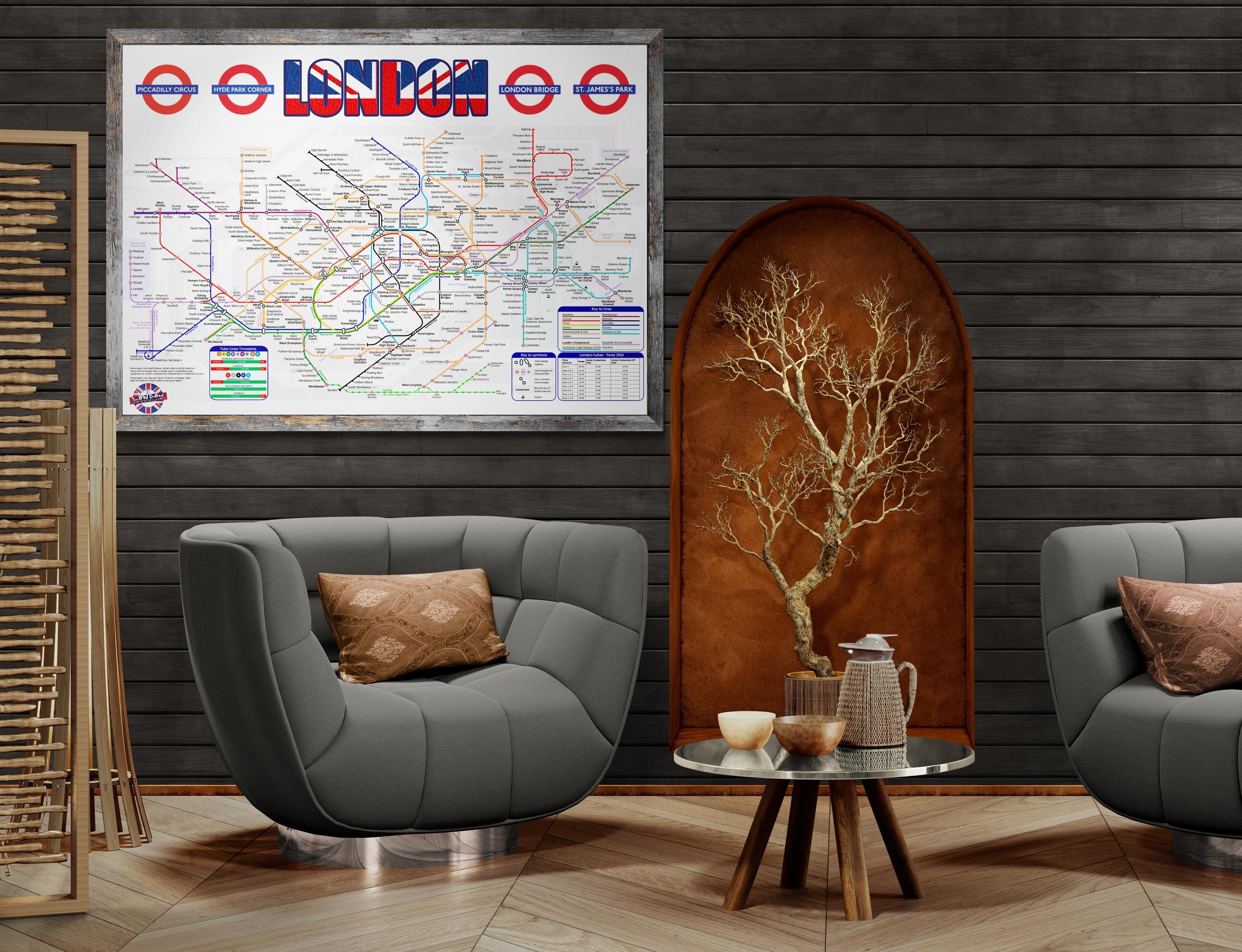 London Underground　ポスター Replica of Vintage London Underground Poster - Underground