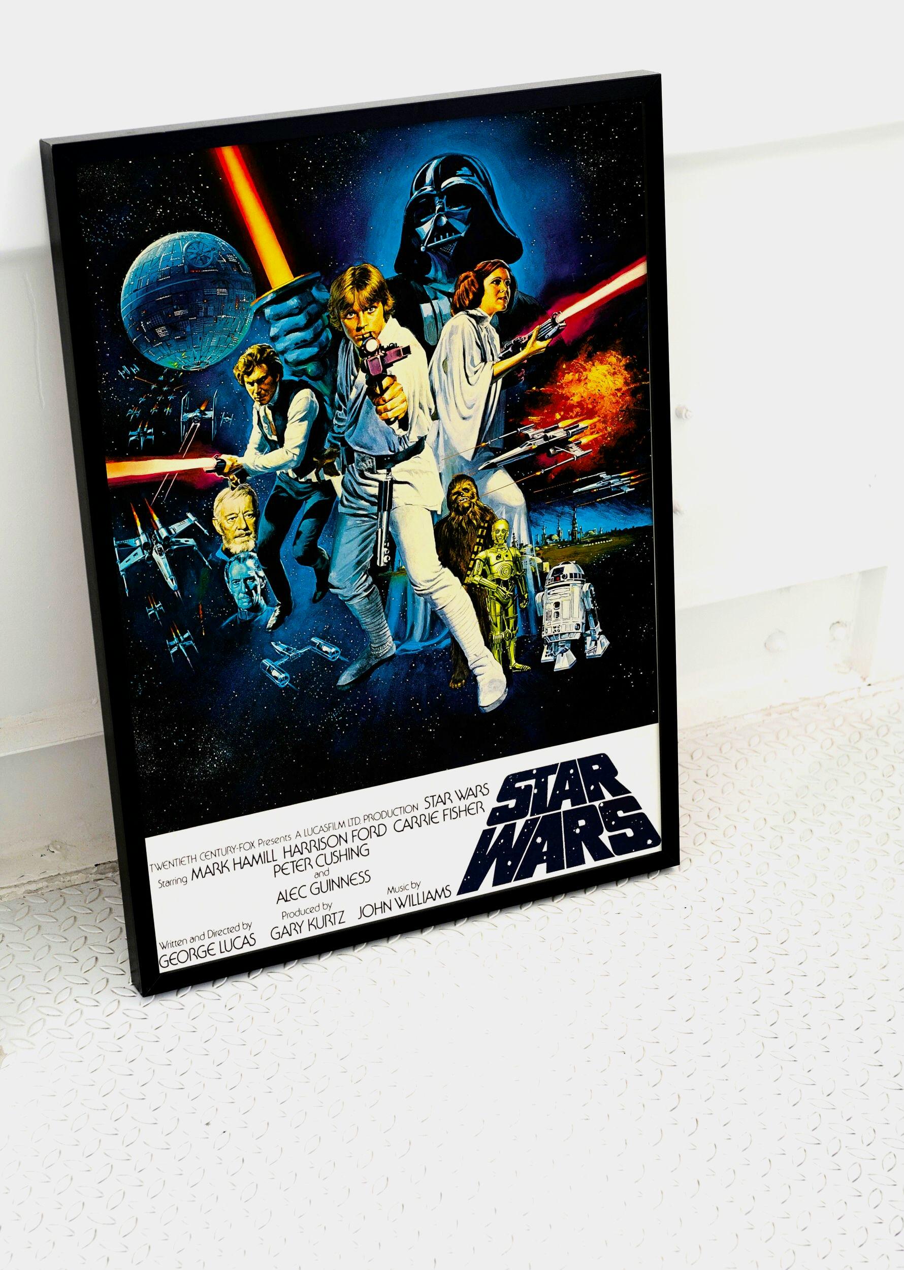 スター・ウォーズ 新たなる希望 1977 ポスター：トム・チャントレル作