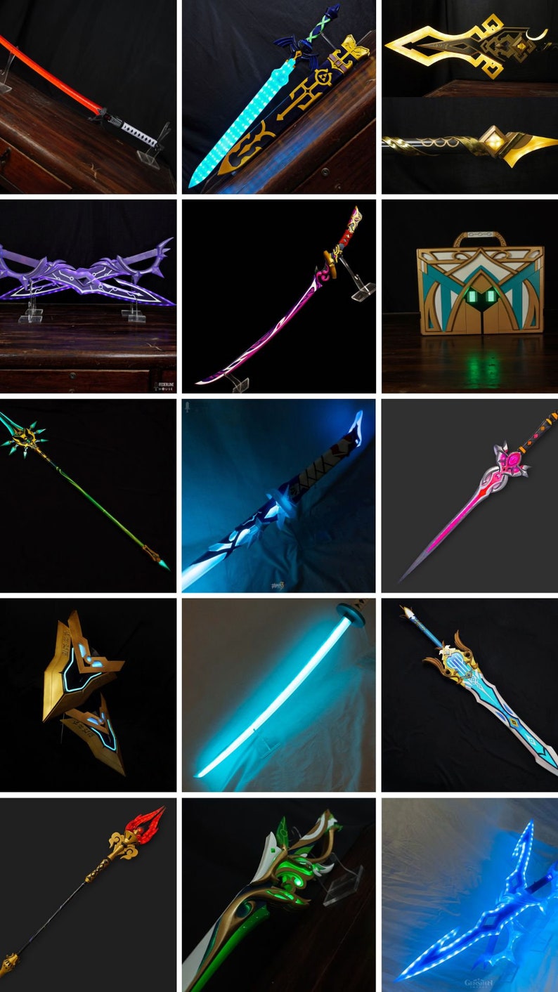 Custom Commission LED Prop for Cosplay and Display Etsy