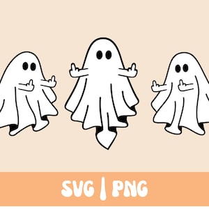 Gespenst Mittelfinger svg, Gespenst svg Png, Halloween svg, lustige Halloween svg, süßes Gespenst Halloween svg, süßes Gespenst svg geschnitten Datei Cricut