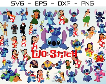 Cartoon Bundle Layered SVG PNG Layered Designs SVG per cricut svg per file di taglio silhouette