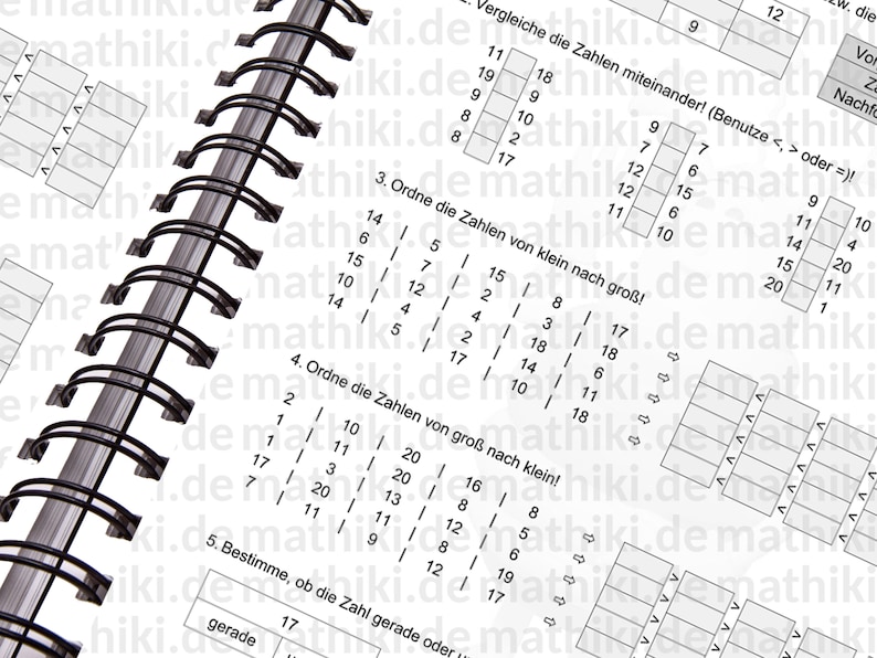Mathe Test 1 Klasse Pdf www.etsy.com