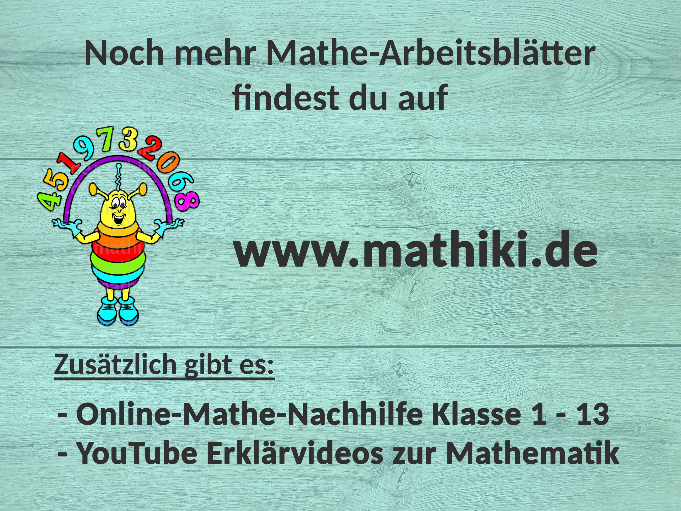 Mathe-Arbeitsblätter 1. Klasse | Zahlenraum bis 20 | Mit Anleitung
