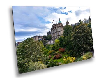 Princess Street Gardens Print | Scottish Heritage | Celtic Pipes & Scotland Wall Art Photography
