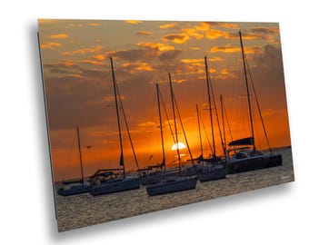 Sunrise and Sunset Prints - A Dance of Sun with Sea Photography Wall Art