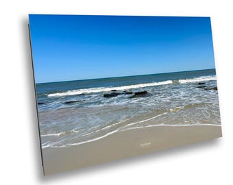 Serene Seascape Print - Minimalist Ocean Photography, Florida Coast Wall Art - Beach Decor
