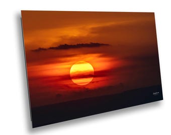 Savannah Sunset Canvas Print: African Landscape Photography Fine Art