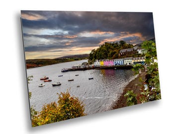 Portree Harbour Print: Isle of Skye Scotland Coastal Fine Art Photography