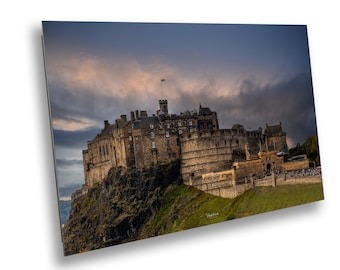 Edinburgh Castle Print – Historic Scottish Fortress Rising from Rock | Scotland Fine Art Photography
