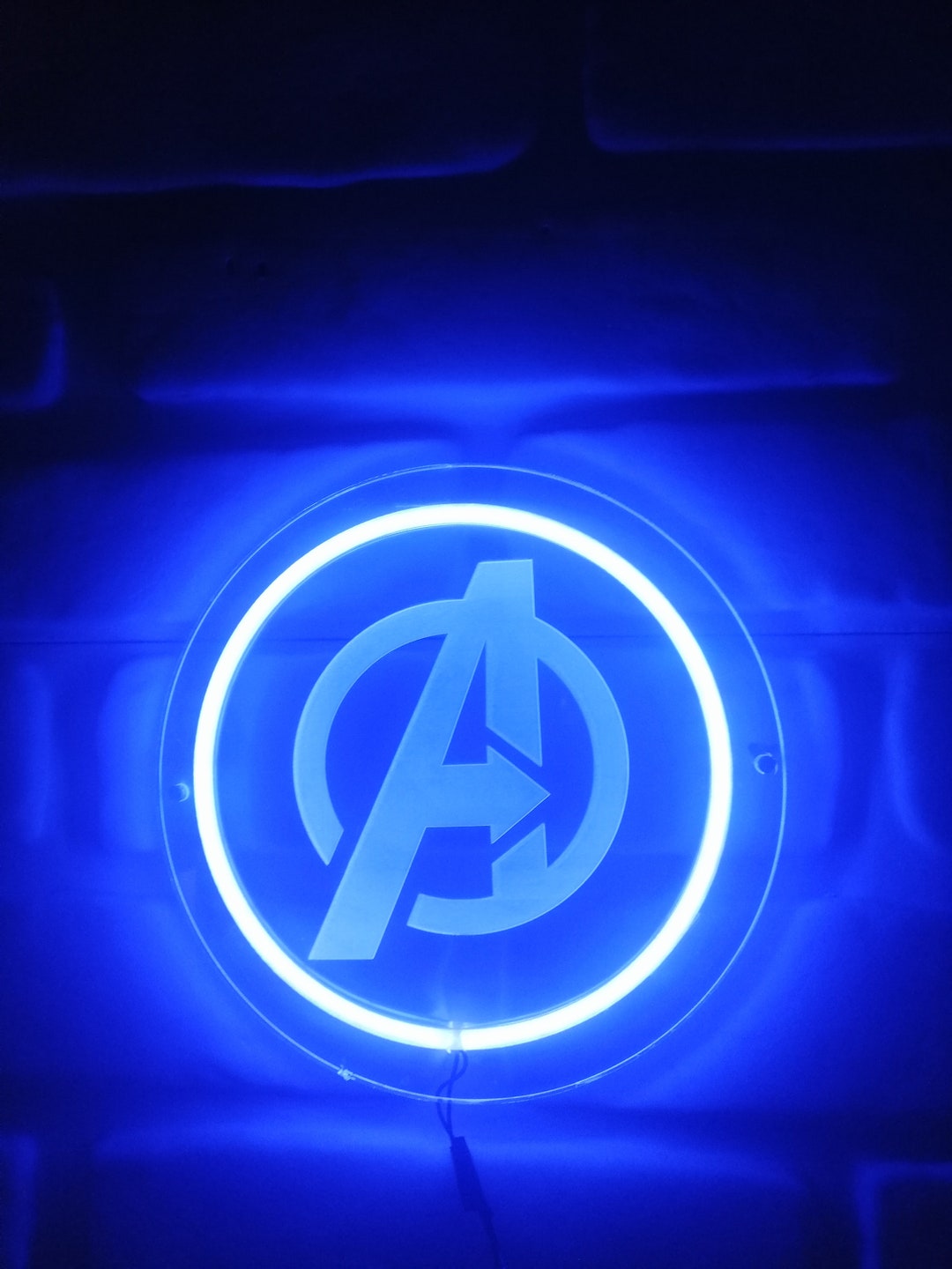 Avangers Neon Sign Neon Led Wall Decor Neon Night Light Etsy