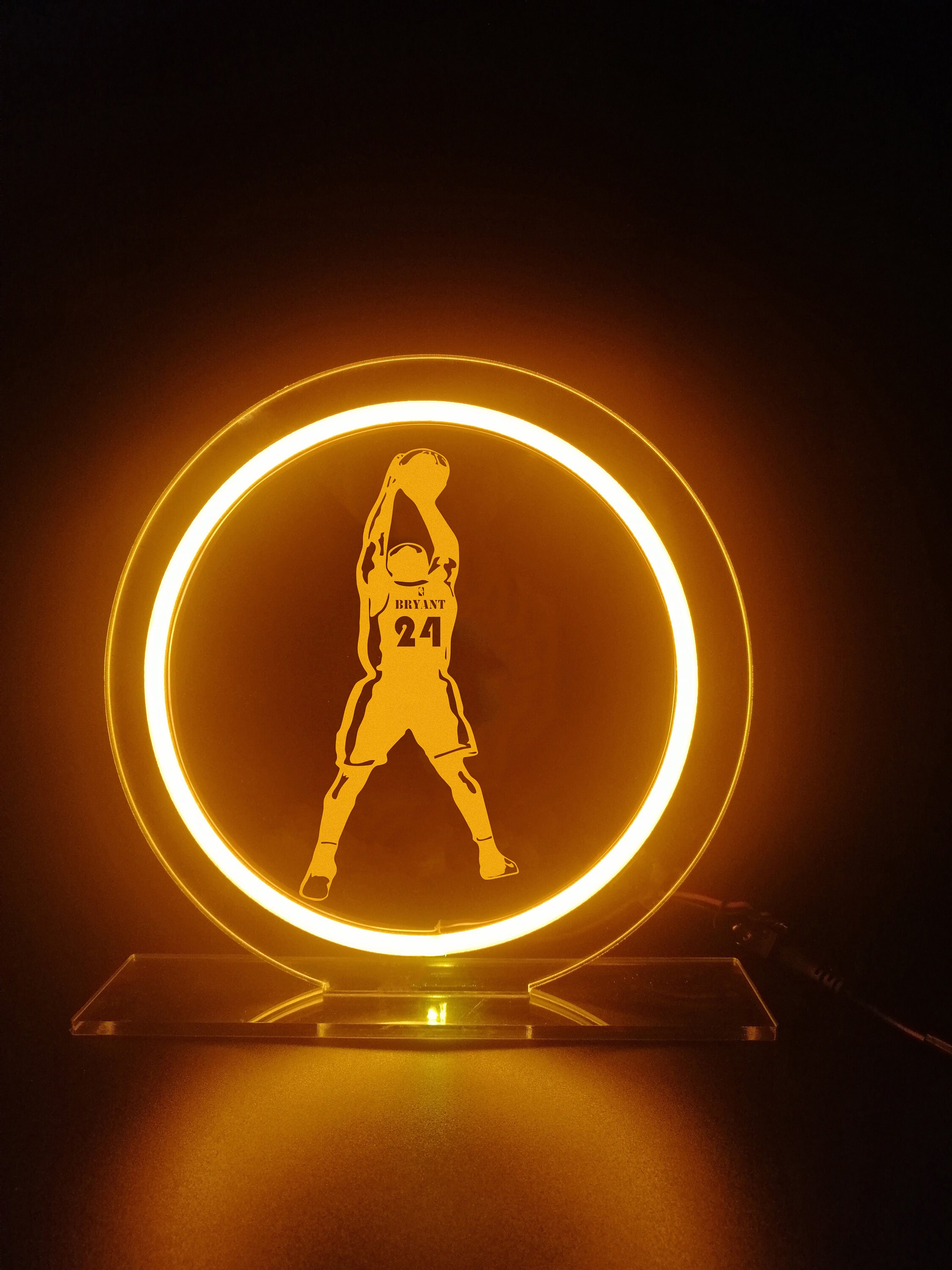 Kobe Bryant 24 Neon Light, Neon LED Sign