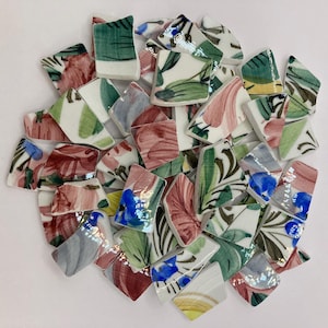 Aquarell Blumen getrommelt Porzellan (Charge 1 von 2)