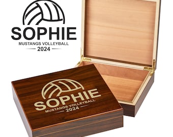 Volleyball Keepsake Box | Custom Engraved Volleyball Box | Volleyball Gifts | Beach Volleyball | Personalized Volleyball | Senior Volleyball