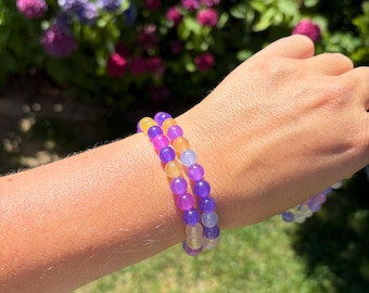 UV- reaktives Armband - Farbwechsel bei UV Strahlung / Kinder & Erwachsene