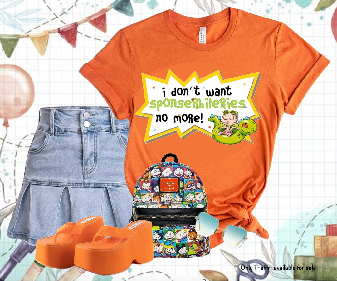 No More Sponserbileries Graphic Tee - Etsy