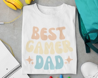 Beste gamervader, Gamer Family Unisex Jersey T-shirt met korte mouwen