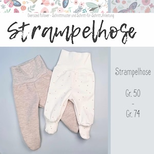 ROMPER PANTS I Sewing pattern and instructions I Digital product I Size 50-128 I Let your creativity run wild!