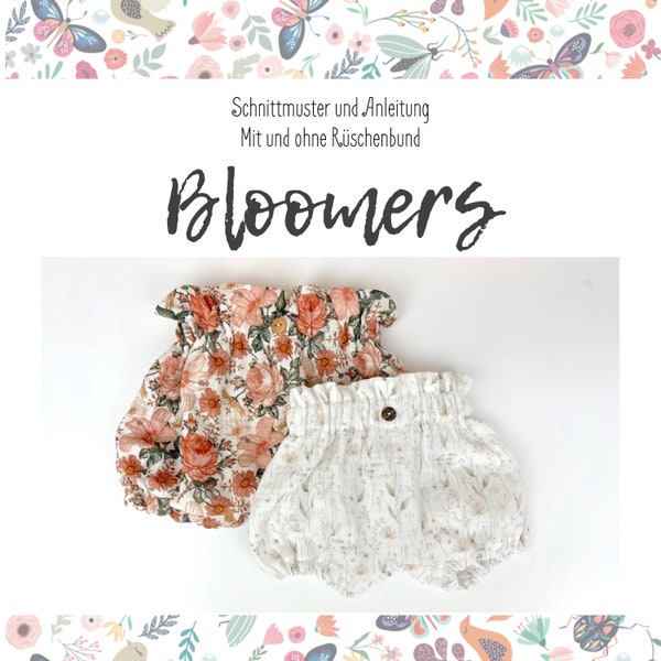 Bloomers I Patron de couture et instructions de couture I Modèle ample et aéré – parfait pour les chaudes journées d'été !