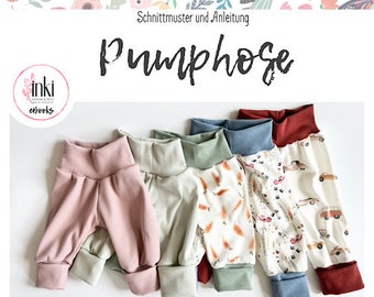 Pump pants I Sewing pattern and sewing instructions I Suitable for all sewing beginners