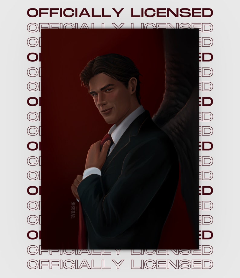 Hunt Athalar Art Print officially Licensed, Crescent City, Sarah J Maas